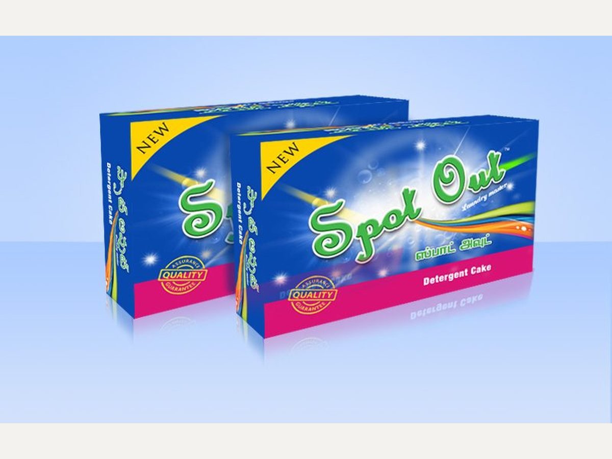 Spot Out detergent cake